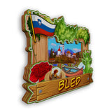 Refrigerator Magnet for Bled Slovenia  2359