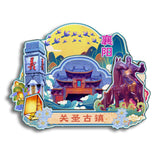 Refrigerator Magnet for Guansheng Ancient Town, Xiangyang, Hubei, China  60
