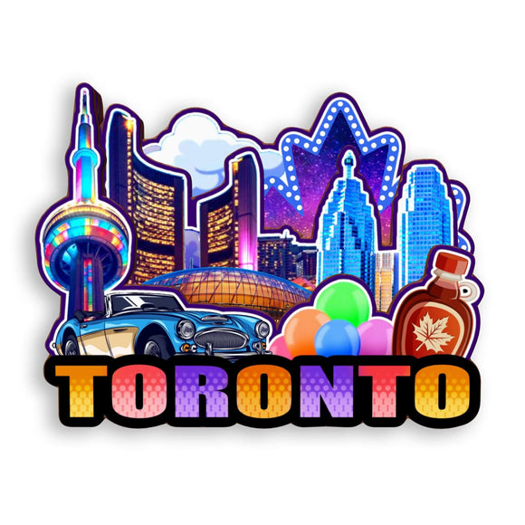 Refrigerator Magnet for Toronto Canada  1847