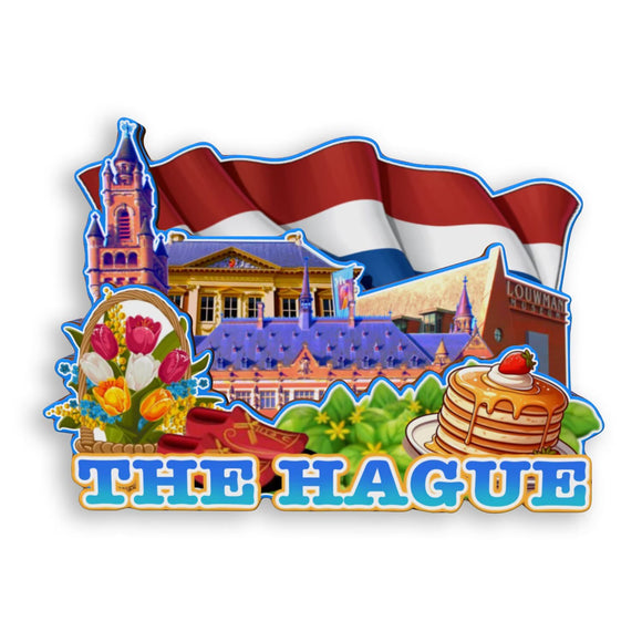 Refrigerator Magnet for The Hague Netherlands  1974