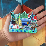 Kühlschrankmagnet für Fredrikstad Norwegen 2281