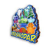 Kühlschrankmagnet für Krasnodar, Russland 2534