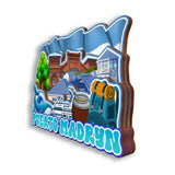 Refrigerator Magnet for Puerto Madryn Argentina  2838