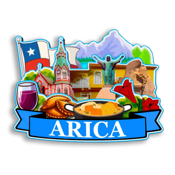 Refrigerator Magnet for Arica Chile  2859