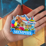 Refrigerator Magnet for Memphis Tennessee USA  1154