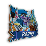 Refrigerator Magnet for Parnu Estonia  2431