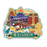 Refrigerator Magnet for Xiahe, Gansu, China  831