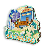 Refrigerator Magnet for Tongliao, Inner Mongolia, China  849