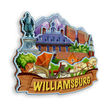 Refrigerator Magnet for Williamsburg Virginia USA  896