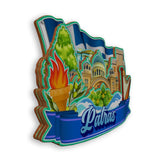 Refrigerator Magnet for Patras Greece  1738