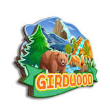 Магнит на холодильник для Girdwood Alaska USA 164