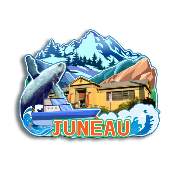 Refrigerator Magnet for Juneau Alaska USA  104