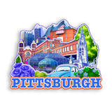 Refrigerator Magnet for Pittsburgh Pennsylvania USA  1115