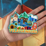 Refrigerator Magnet for Yekaterinburg Russia  2542