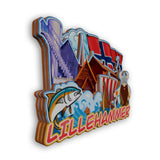 Kühlschrankmagnet für Lillehammer Norwegen 2278