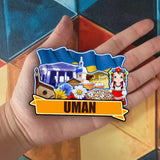Refrigerator Magnet for Uman Ukraine  2398
