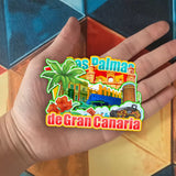 Refrigerator Magnet for Las Palmas de Gran Canaria Spain  1421