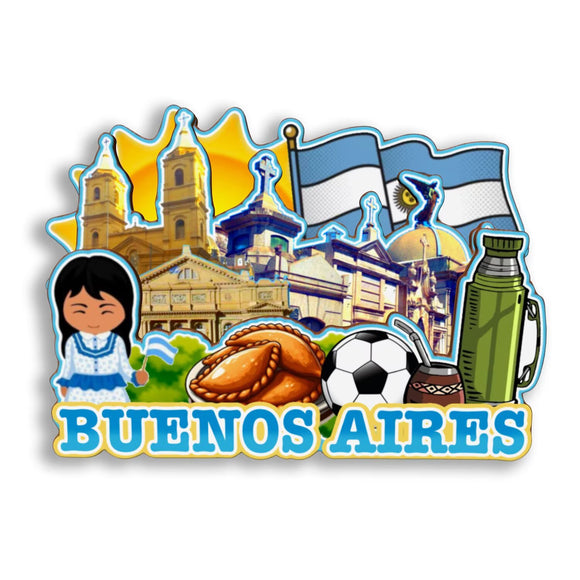 Refrigerator Magnet for Buenos Aires Argentina  2820