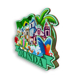 Refrigerator Magnet for Olinda Brazil  1927