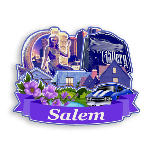 Refrigerator Magnet for Salem Massachusetts USA  983