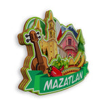 Refrigerator Magnet for Mazatlan Mexico  1804