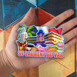 Refrigerator Magnet for Saint-Laurent Du Var France  2606