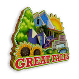 Refrigerator Magnet for Great Falls Montana USA  1031