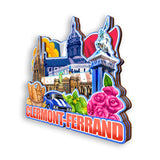 Refrigerator Magnet for Clermont-Ferrand France  1317