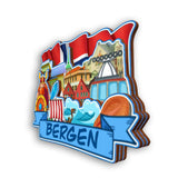 Refrigerator Magnet for Bergen Norway  2268