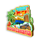 Refrigerator Magnet for Las Palmas de Gran Canaria Spain  1421