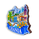 Refrigerator Magnet for Chania Greece  1730