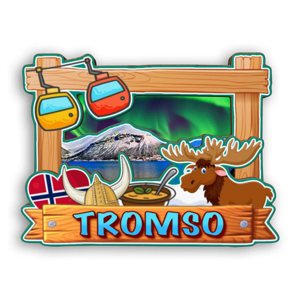 Refrigerator Magnet for Tromso Norway  2276