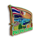 Kühlschrankmagnet für Phi Phi Island Thailand 2804