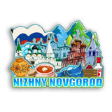 Магнит на холодильник для Нижнего Новгорода Россия 2540