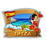 Kühlschrankmagnet für Ibiza Spanien 1411