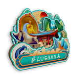 Refrigerator Magnet for Lushan, Jiangxi, China  786