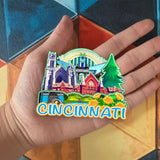 Refrigerator Magnet for Cincinnati Ohio USA  1100