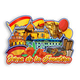 Refrigerator Magnet for Jerez de la Frontera Spain  1386