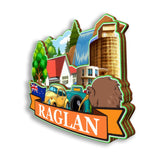 Refrigerator Magnet for Raglan New Zealand  2765