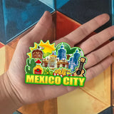 Refrigerator Magnet for Mexico City Mexico  1799