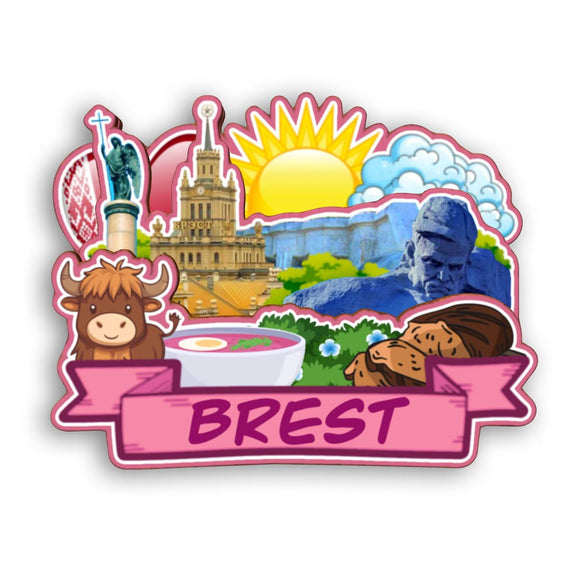 Refrigerator Magnet for Brest Belarus  2470