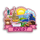 Refrigerator Magnet for Brest Belarus  2470