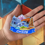 Refrigerator Magnet for Chios Greece  1771