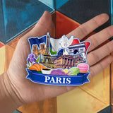 Refrigerator Magnet for Paris France  1314