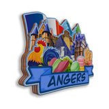 Refrigerator Magnet for Angers France  2587