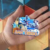 Kühlschrankmagnet für San Diego, Kalifornien, USA 229