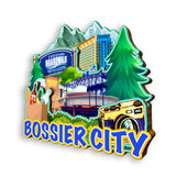 Kühlschrankmagnet für Bossier City Louisiana USA 964
