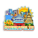 Refrigerator Magnet for Minneapolis Minnesota USA  1001