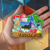 Kühlschrankmagnet für Trogir Kroatien 2223