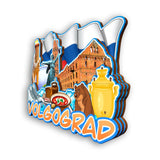 Магнит на холодильник для Волгограда Россия 2538